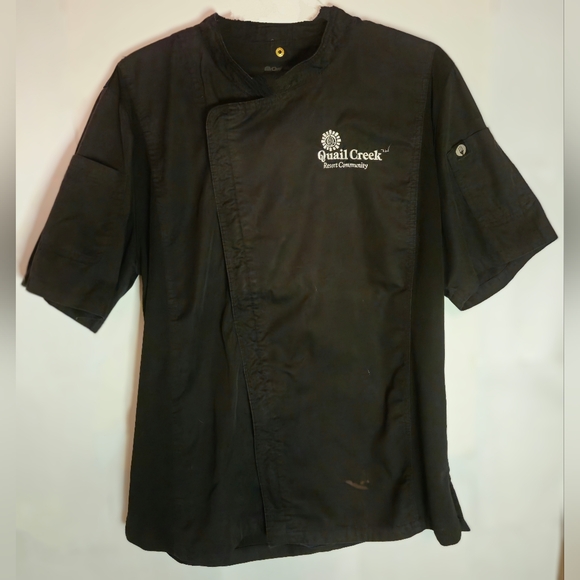 Chef Works Other - Chef Coat Qual Creek Black L